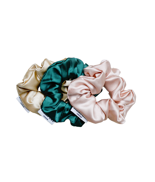 Style and Protect Silk Scrunchie Trio